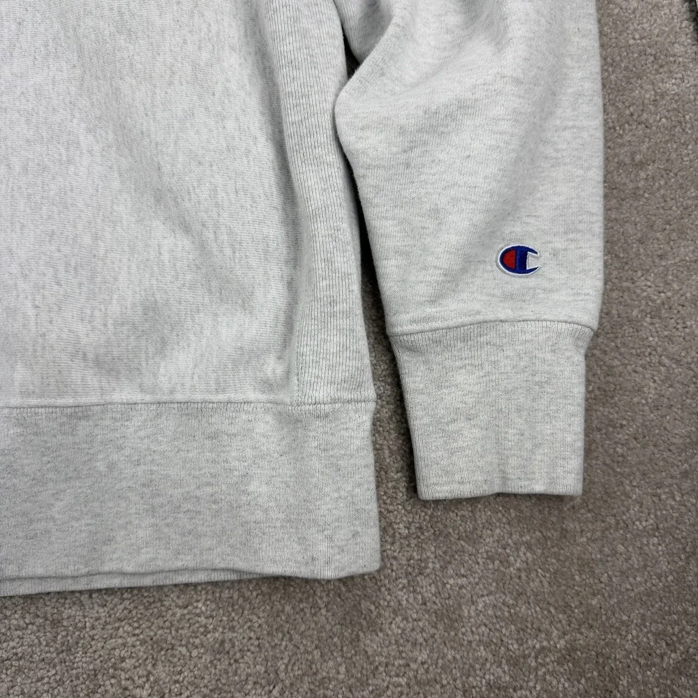 Champion Reverse Weave Sweatshirt Pullover Emory & Henry E&H‎ Medium gray